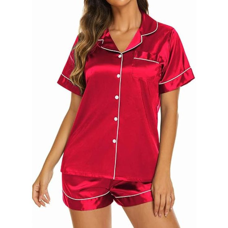 Luxe Nights Button Front Pajama Set - Image 5