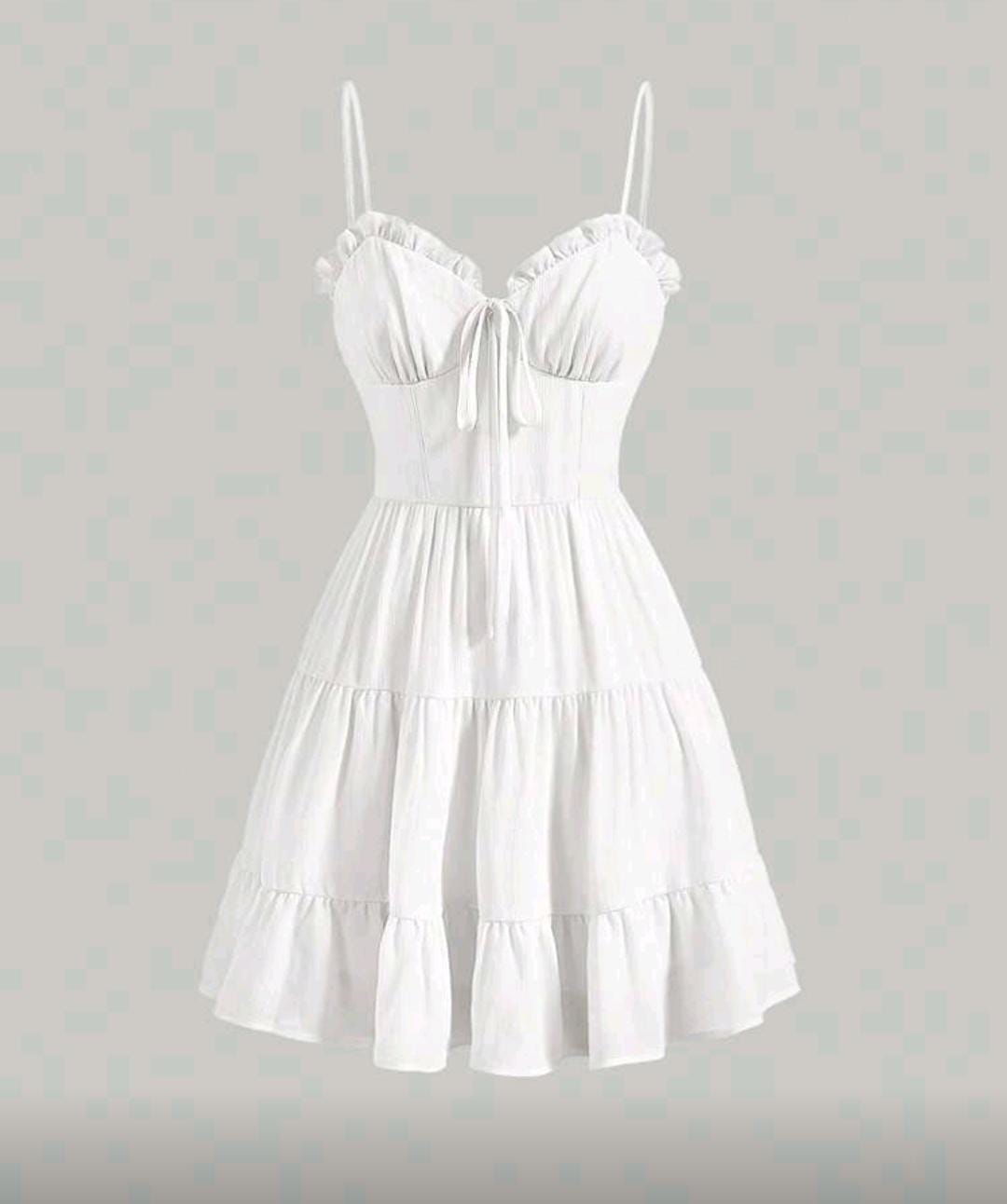 Ruffle Hem Cami Dress - Image 4