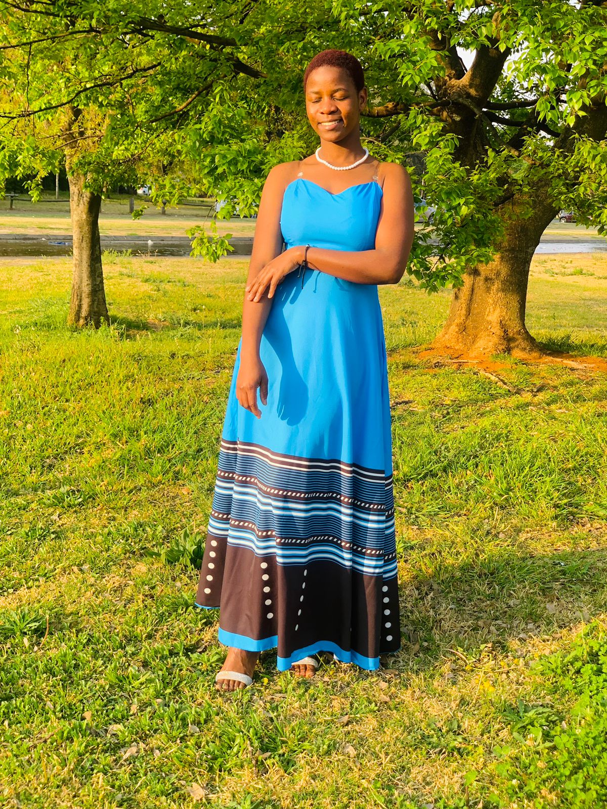 African Casual Summer Dress - Image 2