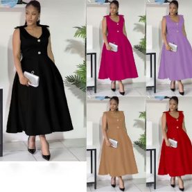 Sleeveless Casual Dress