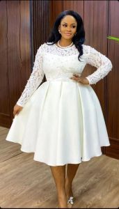 Elegant Long Sleeve Lace Dress