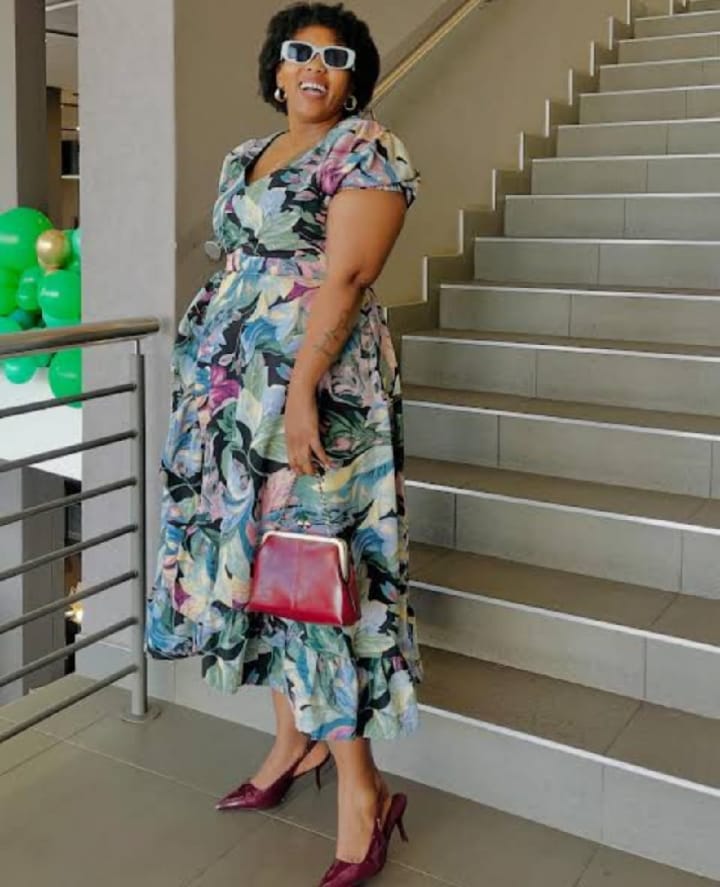 Women Plus Size Floral Dress