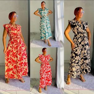 Spring Floral Printed Dress
