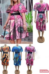 Colorful Plus Size Dress