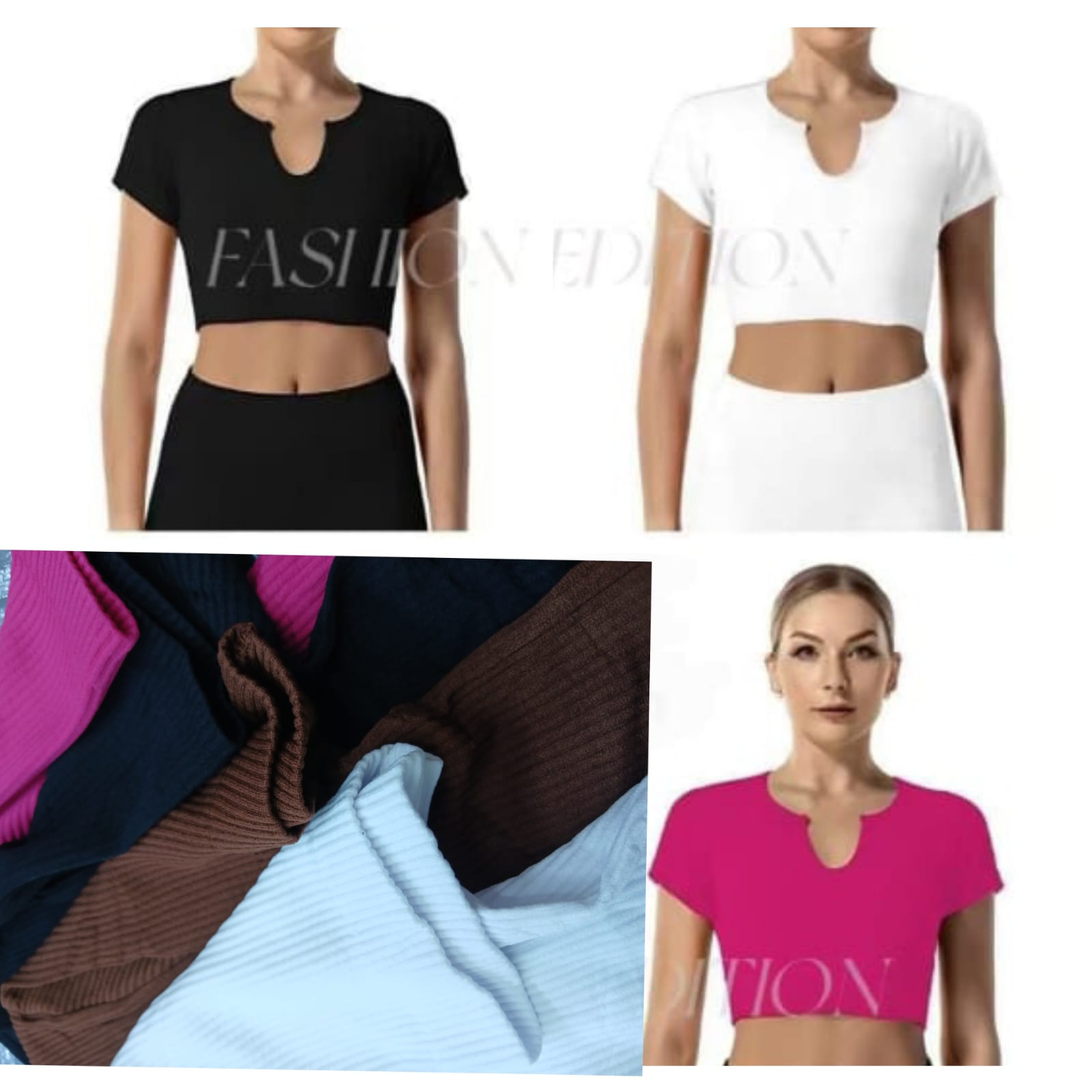 Crop Tee Cotton T-shirt