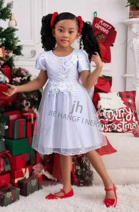 Young Girl Luxury Short Party Dress