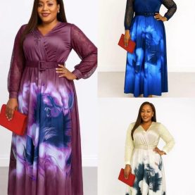 Classical Style Women Long Dress
