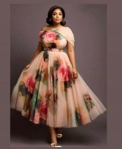 Floral Elegant Suitable Dress