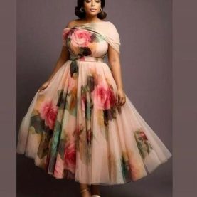 Floral Elegant Suitable Dress