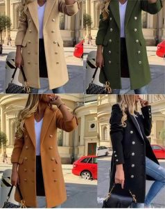 Women's Double Breasted Coat