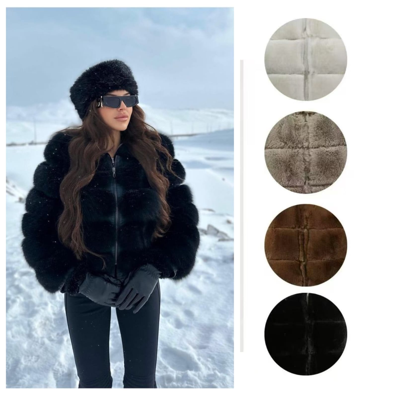 Short Faux Fur Jacket