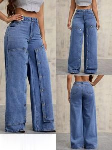 Women Casual Denim With Buttons