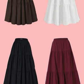 Women's Long High Waist Skirt
