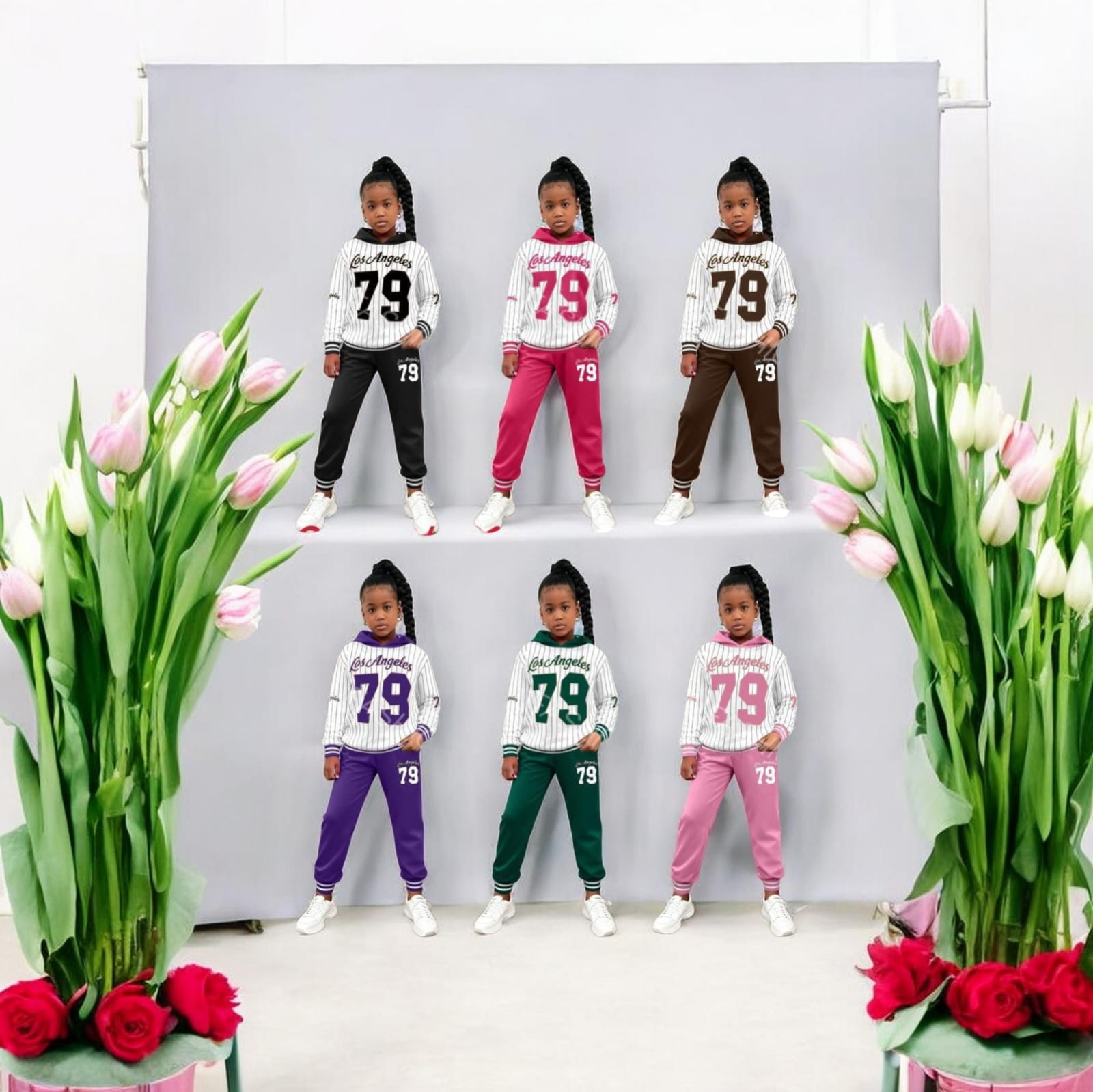 Young Girls Casual And Stylish 2piece Set - Image 2